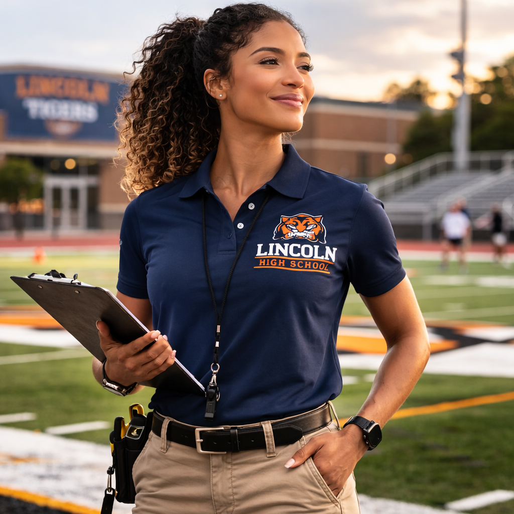 Custom Logo Polo Shirts (DTG / DTF Printed) – Professional Business & Team Apparel